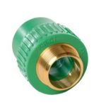 Enlace rosca macho PP- R 100, referencia P-3250110 de la serie helisystem® de Heliroma. Medidas: 110x4